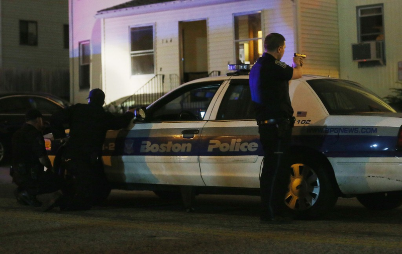 Illustration for article titled Scenes From The Watertown Manhunt